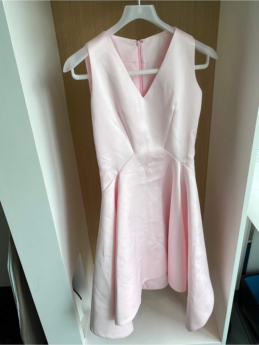 Dior Light Pink Sleeveless V-Neck Prom Dress